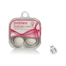 Poblex Vazelinli Pamuk Kulak Tıkacı 2 Li