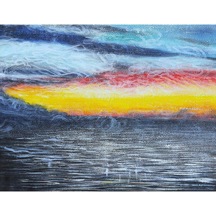 Manzara Soyut El Yapımı Yağlı Boya Tablo 105x85cm