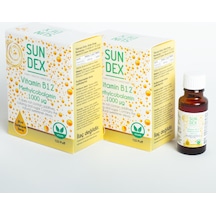 SUNDEX 2'li Paket Vitamin B12 Metilkobalamin 20 ML Dilaltı Sprey SUNDEX 2'li Paket Vitamin B12 Metilkobalamin 20 ML Dilaltı Sprey