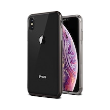 Vrs94130 İphone Xs Max Crystal Bumper Kılıf, Metal Black 50 x 22