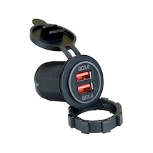 Araç-Tekne-Motorsiklet-Kamyon 12-24 W Hızlı Şarj Yeşil Işık