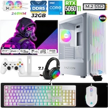 Fazeon Astra X720 i5-14400F 32 GB 1 TB M.2 NVMe SSD 16 GB RTX5060Ti 24.5" Free Dos Masaüstü Oyuncu Bilgisayarı