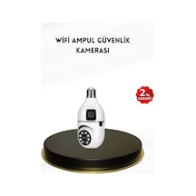 1080p Wifi Ampul Kamera Uzaktan Erişimli Hareket Sensörlü Gece Görüşlü 57585372