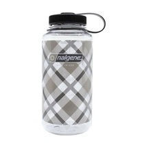 Nalgene 32Oz Wide Mouth Beige Plaid