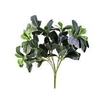 Yapay Mini Şeflera Demeti Alacalı Yeşil 30 Cm