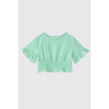 Panço Kız Çocuk Mint Bluz 2611gk57012 Yeşil