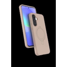 Galaxy A36 Regal Magsafe Standlı Kapak - Çöl Titanyum