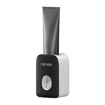 Novahub Otomatik Diş Macunu Dağıtıcısı, Çocuklar İçin Duvara Monte, Siyah, Pratik Banyo Aksesuarı Siyah