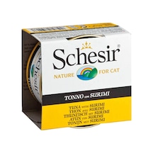Schesir Ton Balıklı ve Yengeç Etli Jöleli Yetişkin Kedi Konservesi 6 x 85 G