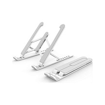 Moveevo 11-17 İnç Laptop Ve Tablet İçin Ergonomik Yükseltici Stand - 6 Seviye Yükseklik Ayarı, Isı Dağıtımı Ve Katlanabilir Tasarım, Beyaz