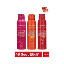 Watsons 3 Lü Kadın Deodorant Seti Seabloom Pudrasız+golden Horizon+radiant Glow 150 Ml