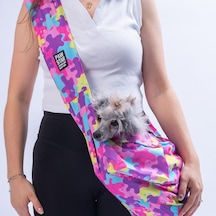 Pawstar Rosea Camouflage Crossbody Çanta Kedi Köpek Taşıma Çantası