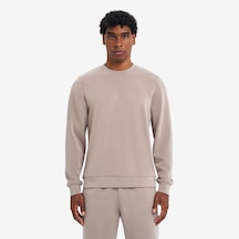 Lescon Bej Erkek Sweatshirt 26n-1167