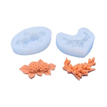 Silikon Çikolata Kalıpları, Fondan Kalıpları, Çiçek Şeklinde Sili Diğer Silikon Çikolata Kalıpları, Fondan Kalıpları, Çiçek Şeklinde Sili Diğer