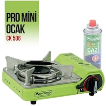 Orcamp Tekli Çantalı Mini Portatif Ocak Yeşil Ck-506