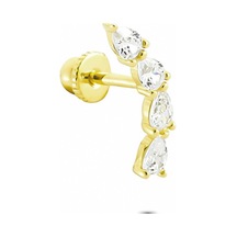 Glorria Altın Geometrik Helix Piercing (540178389) Sarı