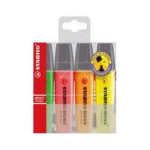 Stabilo Fosforlu Kalem Boss Pastel 4 Lü Paket Çok Renkli