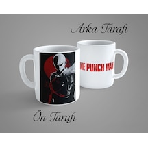 One Punch Man Saitama Porselen Kupa Bardak Beyaz