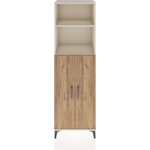 Hyperion Dolap 4 Raflı 2 Kapaklı 60x44x195 Aytaşı-çam Aytaşı