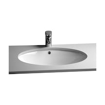 S20 6069b003-0012 Tezgah Altı Lavabo, 52 Cm, Beyaz Açık Ceviz