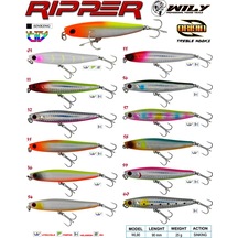 Wily Ripper 90S 90 mm 25 gr Sinking Jig Yem