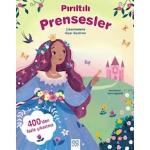Pırıltılı Prensesler Çıkartmalarla Giysi Giydirme - Ezjı-874944