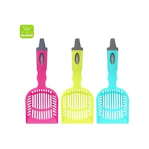 Nunbell Kedi Kum Küreği Çöp Poşeti Hazneli Pratik Kedi Tuvalet Küreği
