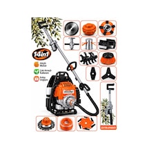 Dragro Drg-14 Sırt Tipi T Motorlu Tırpan Çapalama Seti + Zeytin Toplama 14 Parça Full Set Bahçe Seti