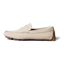 Calvin Klein Drıver Penny Erkek Bej Loafer Nubuk Ayakkabı