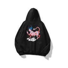 Unisex Loverboy Sweatshirt Siyah Siyah