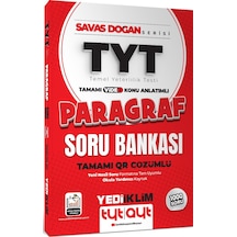 Yediiklim Yayınları 2025 Tyt Savaş Doğan Serisi Tamamı Video Konu Anlatımlı Qr Çözümlü Paragraf Soru Bankası