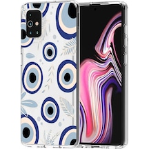 Ceptecepnet Oppo A52 / A72 İle Uyumlu Özel Tasarım Baskılı Kamera Korumalı Şeffaf Telefon Kılıfı
