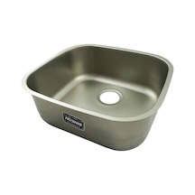 Kulvaravm 304 Çelik 40 x 45 Keten Dokulu Geniş Delikli Eviye