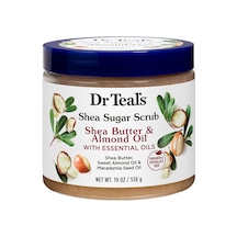 Dr Teal's Shea Sugar Scrub Shea Butter & Almond Oil Vücut Peeling 538 G