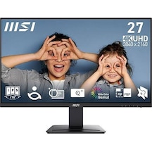 Msi Pro Mp273u 27 İnch 3840x2160 4ms 60hz Multimedia Hdmı Dp Anti-glare Uhd Ips Monitör