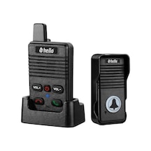 Xtechnx Xtechn138528 Hello D90 1000mah Şarjlı Kapalı Devre Telsiz Kapı Zili Ve İnterkom Sistemi Kesintisiz Çift Taraflı Sesli İletişim Telsiz