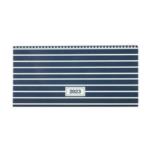 Keskin Color 2023 Aj-66 Haftalık Masa Ajandası, Çizgi, 16x33,5 Cm Çok Renkli