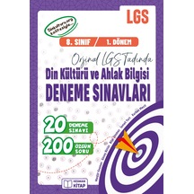 8.Sınıf LGS Din Kültürü ve Ahlak Bilgisi Denemeleri 1.Dönem