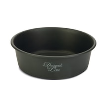 Beeztees Dbl Köpek Mama Su Kabı, Mat Siyah Paslanmaz Çelik, 20cm, 1,9l