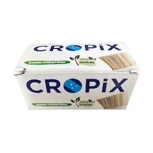 Cropix Tahta Ahşap Bambu Doğal Çay Kahve Karıştırıcı Çubuk Kaşık - 10.5 Cm. - 400 Adetlik Paket Ahşap