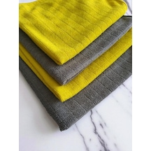 4'lü Temizlk Bezi Seti - Mikrofiber Süper Emici 40x40 Cm Belirtilmemiş