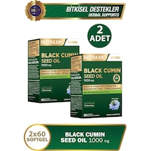 Nutraxin Çörek Otu Yağı 1000 Mg 60 Yumuşak Kapsül 2 Adet