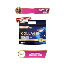 Collagen 60 Saşe 10.000 Mg Tip 1 Tip 3 Ananas Aromalı Avantajlı Çanta Set 60 Günlük Kullanım