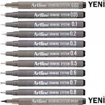 Artline Drawing System Teknik Çizim Kalemi 11'Li Tam Set-2