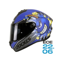 Axxis Draken S Bombs Kapalı Kask Matt Mavi
