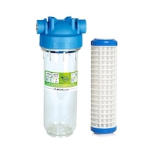 Atlas 10 Inç Dp Mono Housıng 3/4'' Dolu Filtre Kabı-yıkanabilir Filtreli