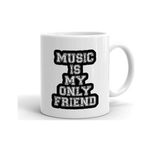 Beyaz Müzik Benim Tek Arkadaşım Baskılı Kupa