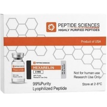 Peptide Sciences Hexarelin 99% Purity Lyophilized Peptide 2 Mg