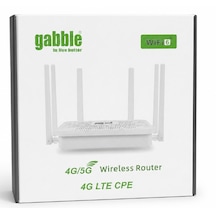 Gabble Gab-gb8404 6antenli 4g Kablosuz Yönlendirici Wifi 6+ 300 Mbps 4g Sim Kartlı