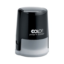 Colop R50 Tarih Kaşe Tr Siyah Kasa Mavi/kırmızı Keçe - 50 MM